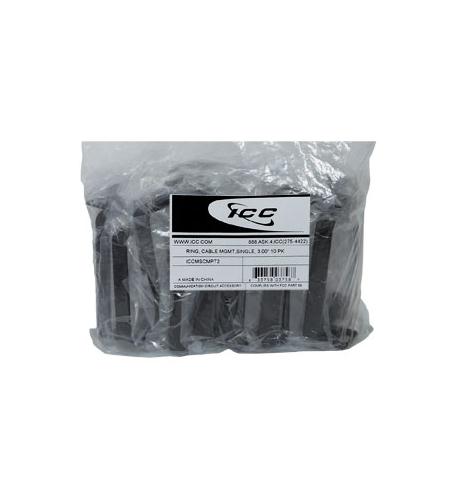 10 PK of 3.00 RING- CABLE MGMT ICC-ICCMSCMPT2