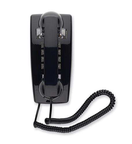25402 Wall Phone BLACK AEGIS-2554-B