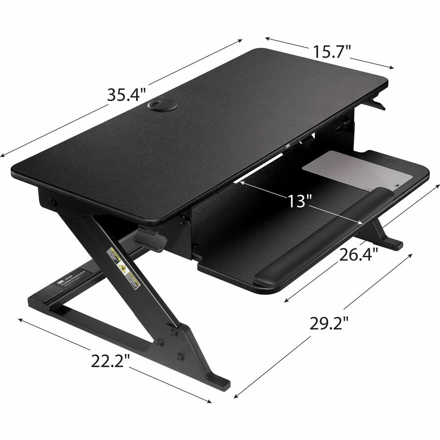 3M Sd60B Desktop Sit-Stand Workplace