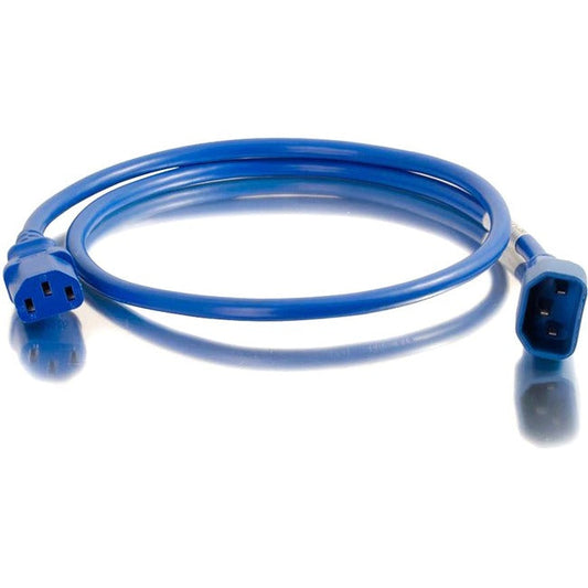 4Ft C14 To C13 18/3 Sjt Blue