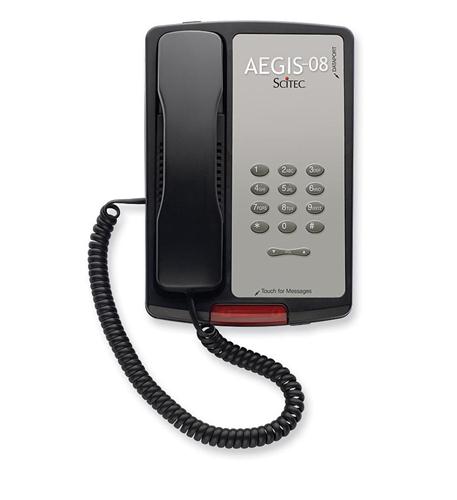 80002 Aegis Single Line Phone AEGIS-P-08BK