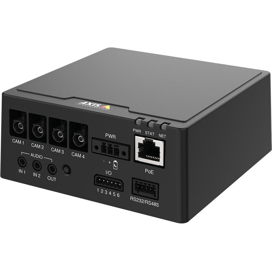 AXIS 4-Channel Main Unit with Audio And I/O - for Surveillance Bus - Aluminum