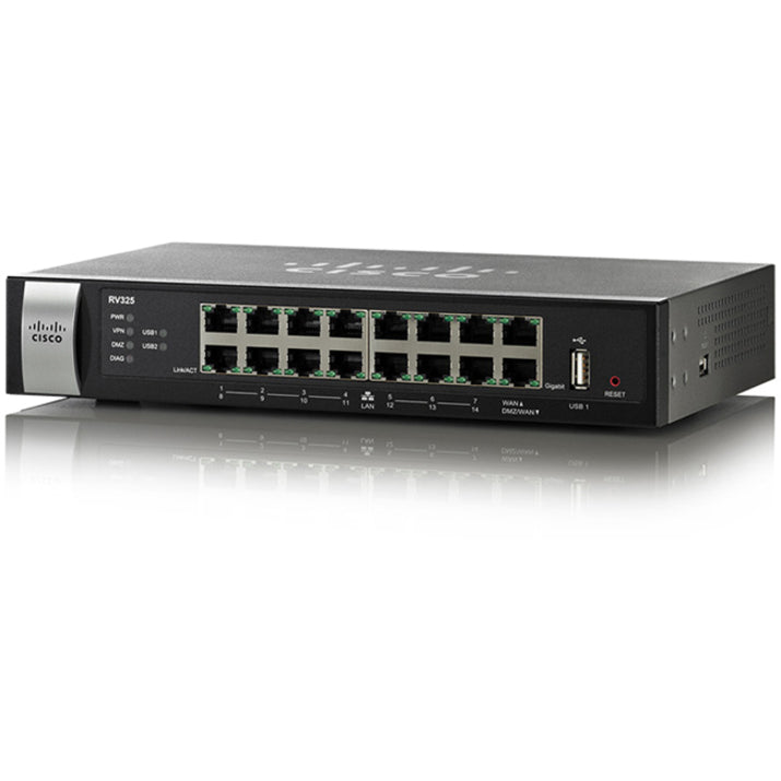 Cisco Rv325-K9-Na Cisco Small Business Rv325 - Router - 14-Port Switch - Gige