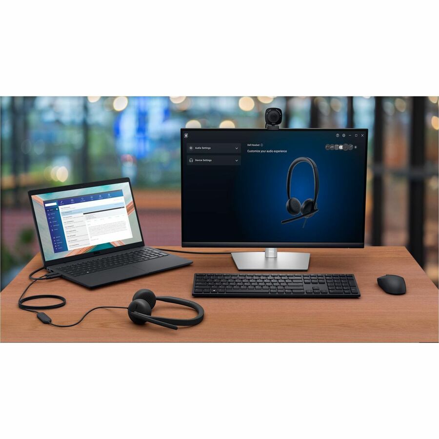 Dell Wired Headset - WH3024 - Microsoft Teams Certification - Stereo - USB Type C