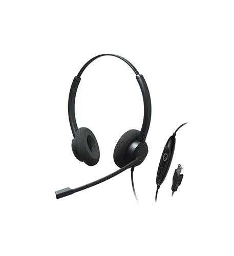 Dual Ear- Stereo- Noise Cancelling USB ADD-CRYSTAL-SR2732