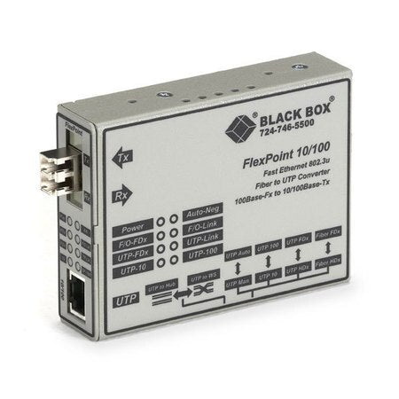 Fast Ethernet (100-Mbps) Media Converter - 10/100-Mbps Copper To 100-Mbps Single Bbx-Lmc100A-Smlc-R2