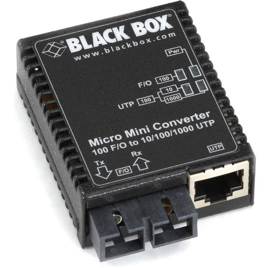 Fast Ethernet Media Converter-10/100/1000-Mbps Copper To 100-Mbps Singlemode Fib