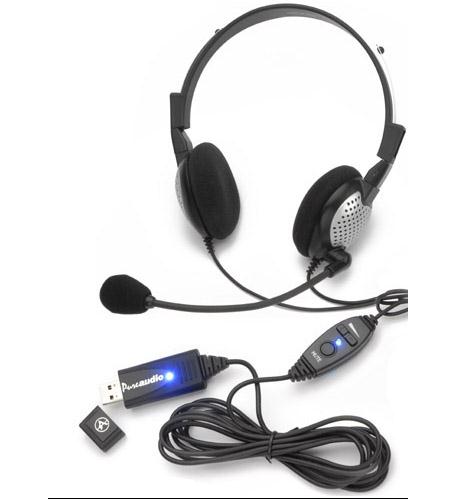 High Quality Digital Stereo USB Headset AND-NC185VMUSB