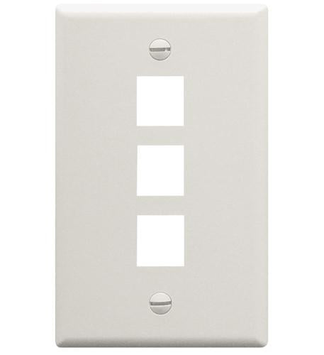 IC107F03WH - 3Port Face White ICC-FACE-3-WH