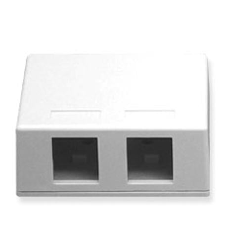 IC107SB2WH - SURFACE BOX 2PT White ICC-SURFACE-2WH
