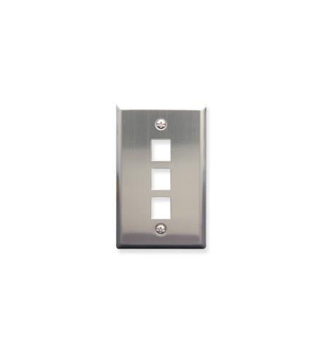IC107SF3SS - 3Port Face Stainless Steel ICC-FACE-3-SS