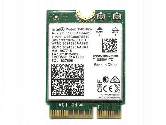 Intel 9560.Ngwg.Nv Network Card 1730 Mbit/S