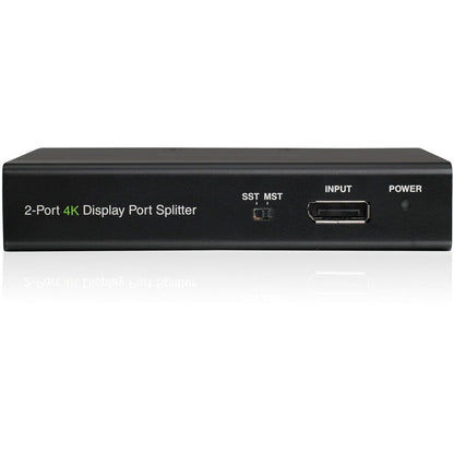 Iogear 2-Port Displayport 1.2 Cinema 4K Splitter & Multi-Monitor Mst Hub W/Cables Kit