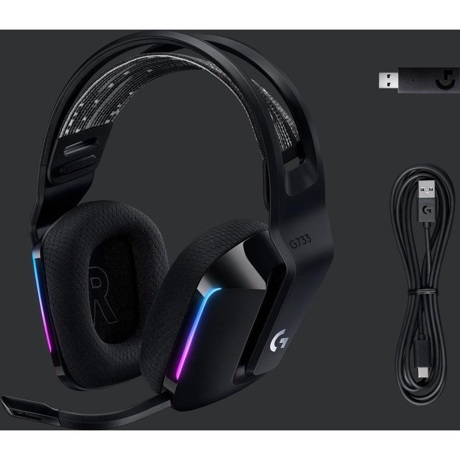 Logitech G G733 Wireless Headset Head-Band Gaming Bluetooth Black
