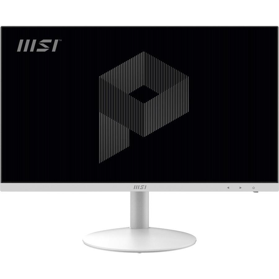 Msi Pro Ap241 11M-009Us 23.8 Inch Intel Core I3-10105 Processor 8Gb Ddr4 250Gb M.2 Nvme Ssd Windows 10 Home Non-Touch Screen All-In-One Pc (White)