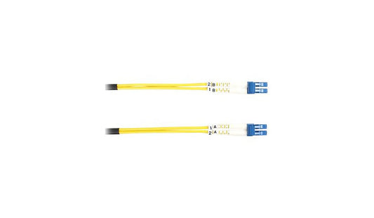 Os2 9/125 Singlemode Fiber Optic Patch Cable - Ofnr Pvc, Lc To Lc, Yellow, 20-M Bbx-Fosm-020M-Lclc