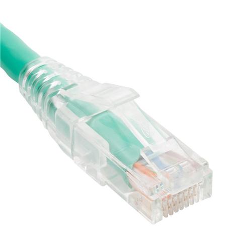 PATCH CORD CAT6 CLEAR BOOT 1' GREEN ICC-ICPCST01GN