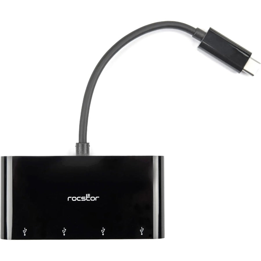 Rocstor Premium Portable 4 Port Hub