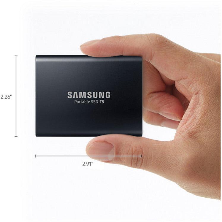 Samsung T5 2Tb Usb 3.1 Portable Solid State Drive, Retail (V-Nand)