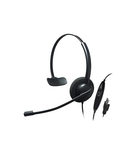 Single Ear- Noise Cancelling USB Headset ADD-CRYSTAL-SR2731
