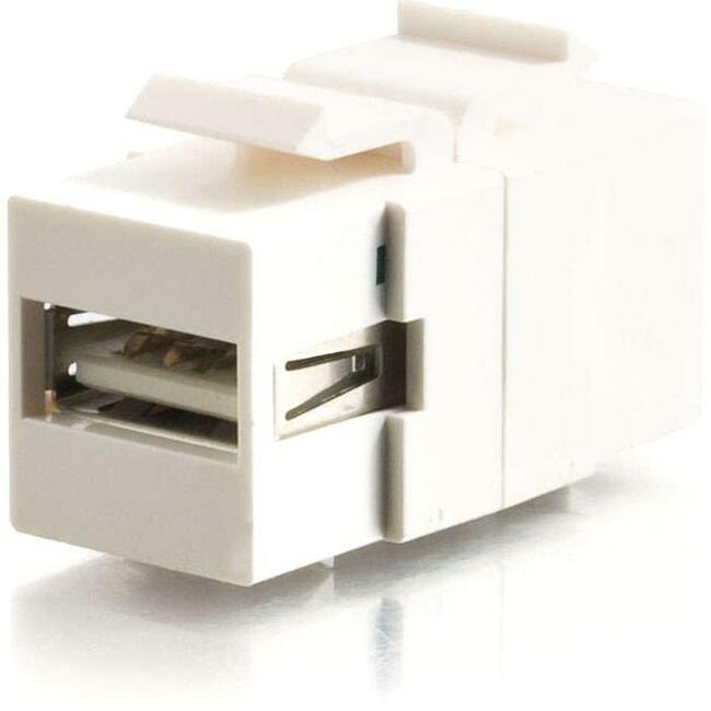 Snap-In Usb A/B Female Keystone Insert Module - White (Taa CTG-28751