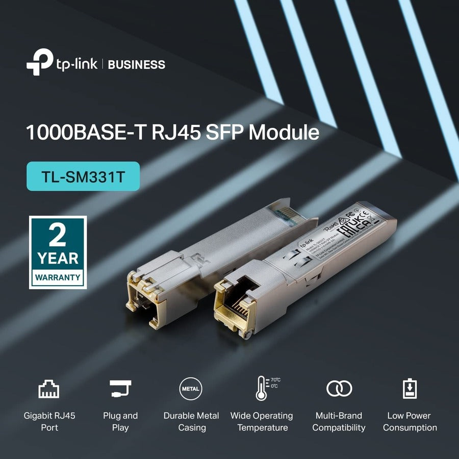 Tp-Link Tl-Sm331T - 1000Base-T Rj45 Sfp Module