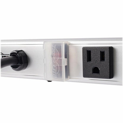 Tripp Lite 12 Right-Angle Outlet Vertical Power Strip, 120V, 15A, 15-Ft. Cord, 5-15P, 36 In.