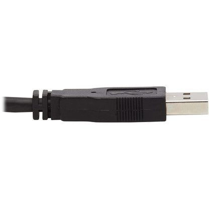 Tripp Lite Dual Displayport Kvm Cable Kit - Dp, Usb, 3.5 Mm Audio (3Xm/3Xm) + Dp (M/M), 4K, 4:4:4, 10 Ft. (3.05 M), Black