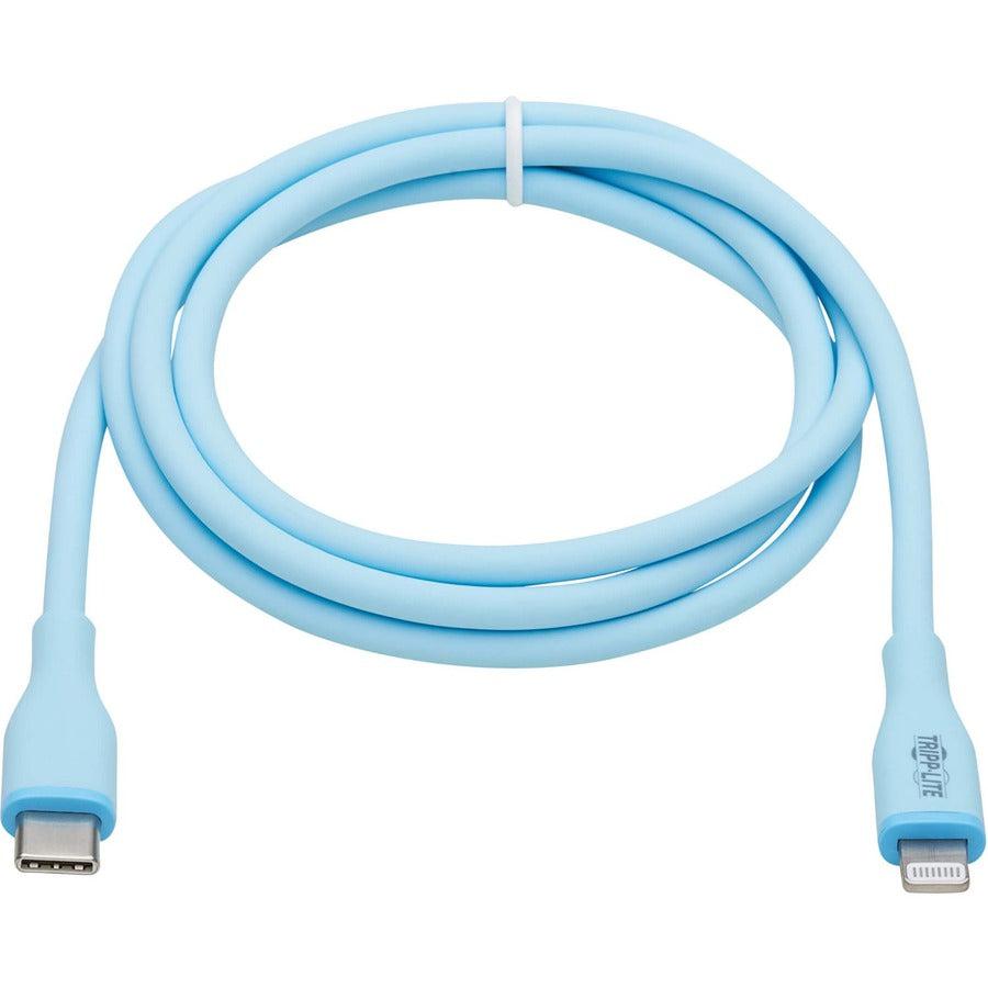 Tripp Lite USB-C to Lightning Sync/Charge Cable, MFi Certified