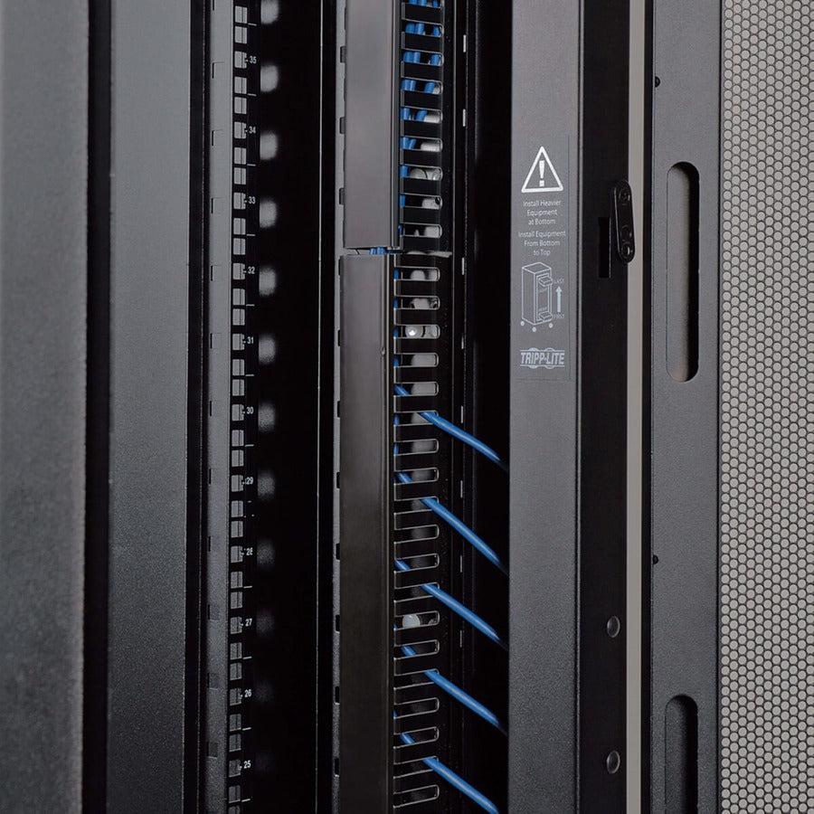 Tripp Lite Sr48Ubdp48 48U Smartrack Extra-Deep Server Rack - 48 In. (1219 Mm) Depth, Doors & Side Panels Included