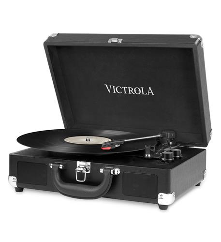 Victrola Portable Vintage Turntable- BK INN-VSC-550-BLK