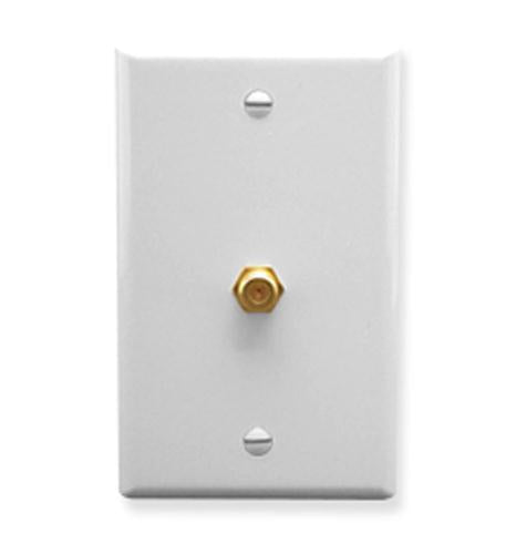 WALL PLATE- F-TYPE- WHITE ICC-IC630EG0WH