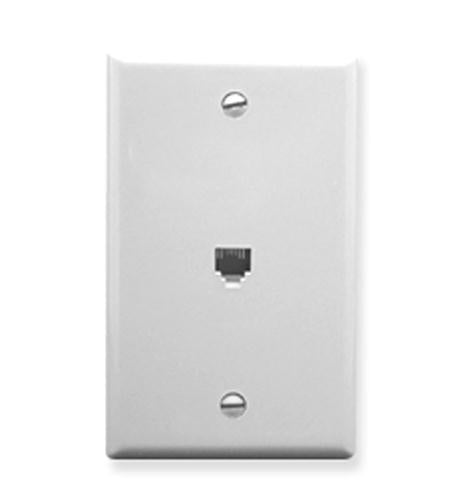 WALL PLATE- VOICE 6P6C- WHITE ICC-IC630E60WH