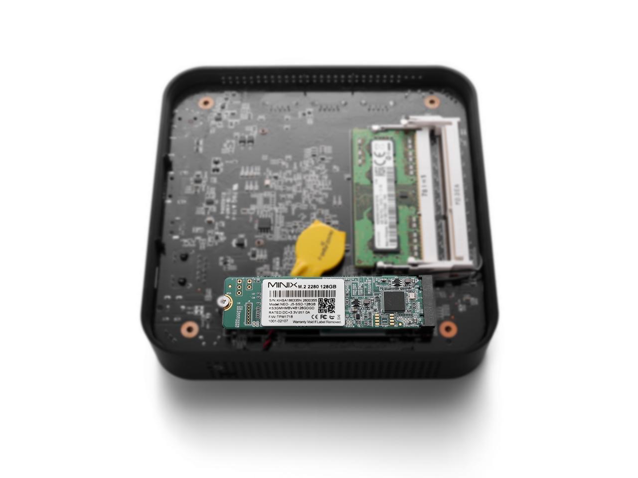 128Gb M.2 Ssd For Minix Neo J50C-4 Pre-Installed With Windows 10 Pro
