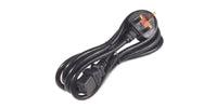 Apc Pwr Cord, 16A, 200-240V, C19 To Uk Plug Black 2 M