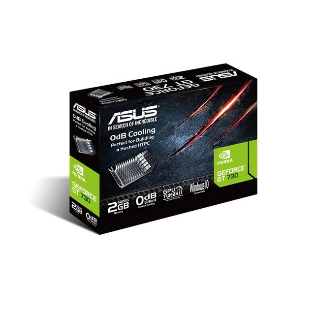 Asus Nvidia Geforce Gt 730 2Gb Gddr5 D-Sub/Hdmi/Dvi-D Pci-Express 2.0 Gaming Video Card