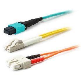 Addon Networks Add-Mpompo-5M5Om4Lz-Taa Fibre Optic Cable 5 M Mpo Lomm Om4 Aqua Colour
