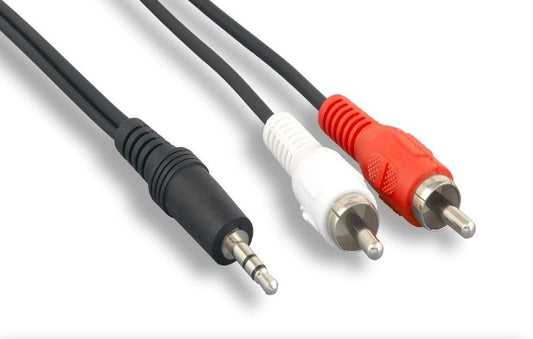 Axiom Mjmrcam25Ft-Ax Audio Cable 7.62 M 3.5Mm 2 X Rca Black