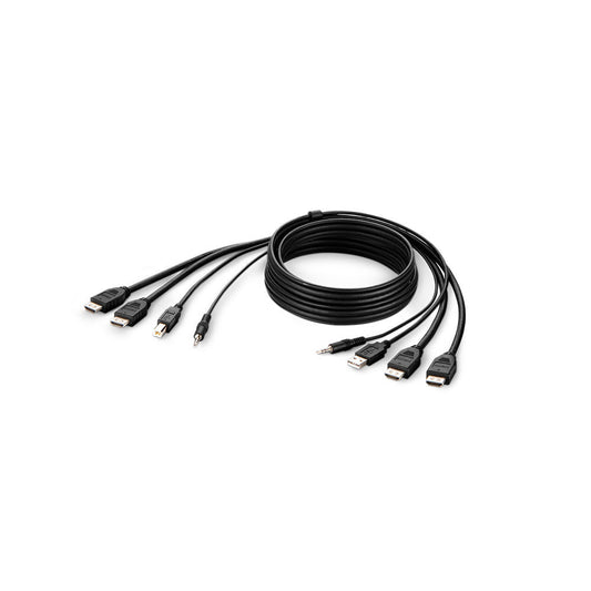 Belkin F1Dn2Ccbl-Hh10T Kvm Cable Black 3 M