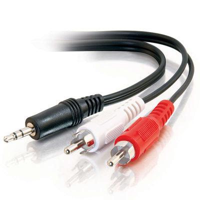 C2G 3Ft 3.5Mm/2Xrca Audio Cable 0.9 M Black