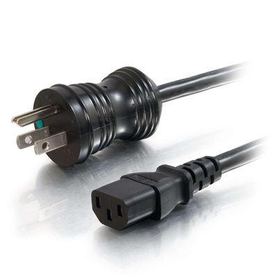 C2G 48001 Power Cable Black 0.6 M Nema 5-15P C13 Coupler