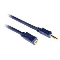 C2G 6Ft Velocity™ 3.5Mm Stereo Audio Extension Cable M/F Audio Cable 1.83 M Blue