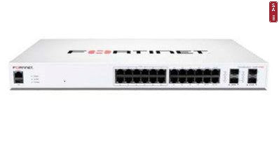 Fortinet L2+ Managed Poe Switch With 24Ge + 4Sfp+, 24Port Poe With Max 370W Limit And Smart Fan Temperature Control