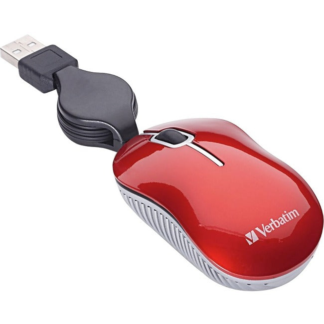 Go Mini Travel Commuter Series,Usb 2.0 Optical Mouse Red