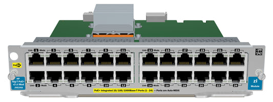 Hewlett Packard Enterprise 24-Port Gig-T Poe+ V2 Zl Network Switch Module Gigabit Ethernet