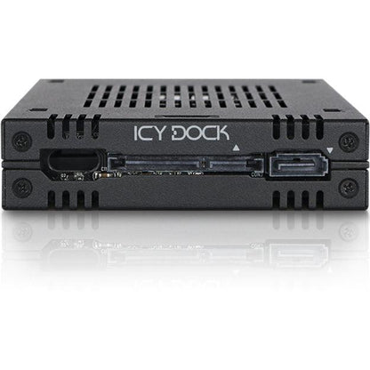 Icy Dock Expresscage Mb742Sp-B 2X 2.5 Inch Sas/Sata Hdd/Ssd Mobile Rack For External 3.5 Inch Bay - Comparable To Tray-Less Design (Black)
