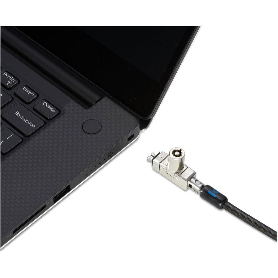 Kensington Slim N17 2.0 Keyed Dual Head Laptop Lock For Wedge-Shaped Slots