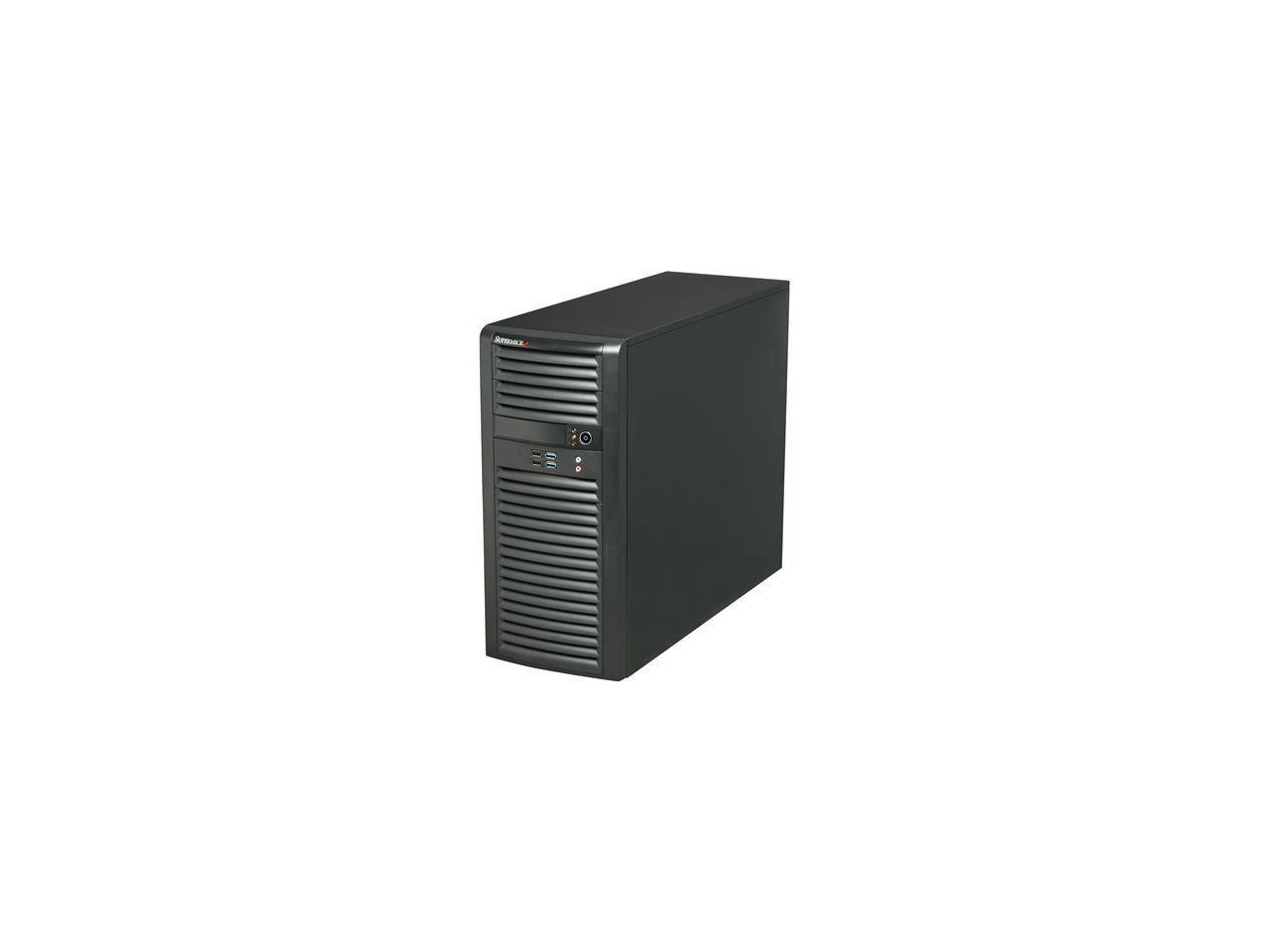 Supermicro Cse-732D4-865B Black Pedestal Server Chassis 865W Ac Power Supply (Cooling-Redundant) W/ Pfc 2 External 5.25" Drive Bays