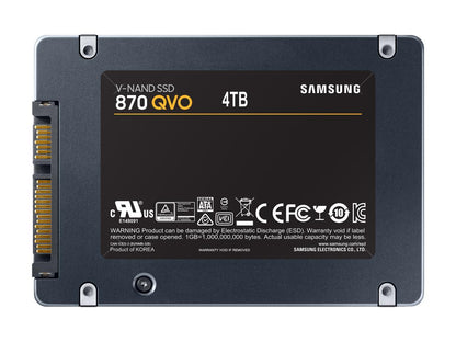 Samsung 870 Qvo Series 4Tb 2.5 Inch Sata3 Solid State Drive (Samsung V-Nand)