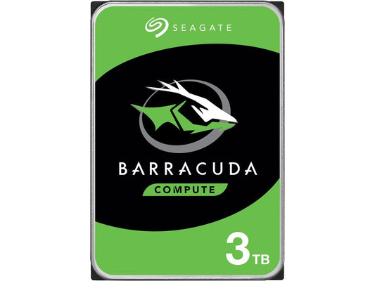 Seagate Barracuda St3000Dm007 3Tb 5400 Rpm 256Mb Cache Sata 6.0Gb/S 3.5" Hard Drives